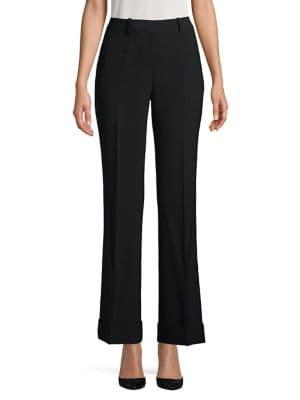 Karl Lagerfeld Paris Cuffed Flared Pants
