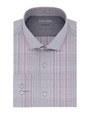 Calvin Klein Check Extra Slim-fit Dress Shirt
