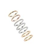 Design Lab Lord & Taylor Seven-piece Crystal Band Ring Set
