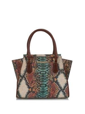 Brahmin Mini Priscilla Leather Satchel