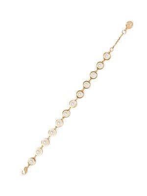 Vince Camuto Faux Pearl Lined Bracelet