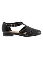 Trotters Leatha Open-weave Leather Flats