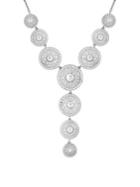 Lucky Brand Ethereal Coasts Faux Pearl And Semi-precious Rock Crystal Y-necklace