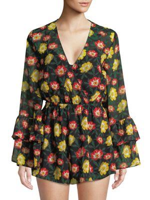 The Fifth Label Lightfast Unite Bell-sleeve Romper