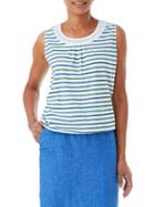 Olsen Sleeveless Multi-stripe Tank