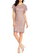 Adrianna Papell Flutter-sleeve Cocktail Dress