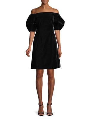 Jill Jill Stuart Off-the-shoulder Puff Sleeve Dress
