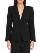 Tahari Arthur S. Levine One-button Peak Lapel Jacket