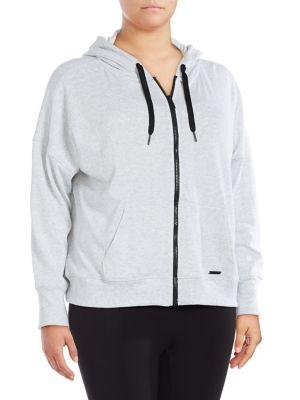 Calvin Klein Performance Plus Mesh-panel Zip Hoodie