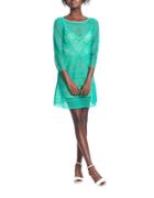 Tracy Reese Embroidered Lace Shift Dress
