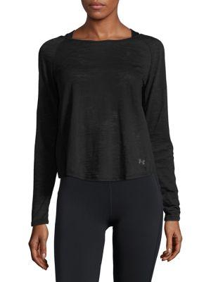 Under Armour Twist Back Long Sleeve Top