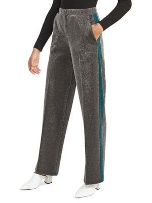 Miss Selfridge Metallic Wide-leg Pants