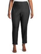 Lord & Taylor Plus Stretch Pull-on Pants
