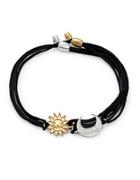 Alex And Ani Kindred Cord, Sun And Moon Sterling Silver Bracelet