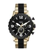 Fossil Nate Stainless Steel Bracelet Watch