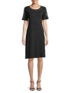 Rafaella Studded Cotton T-shirt Dress