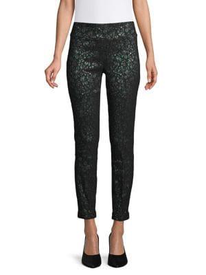Lord & Taylor Petite Printed Pull-on Pants