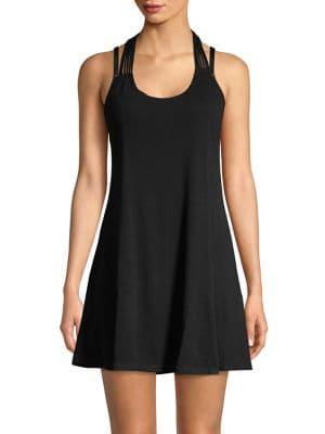 J Valdi Macrame A-line Dress