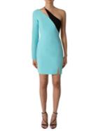 Black Halo Electra One Shoulder Mini Dress