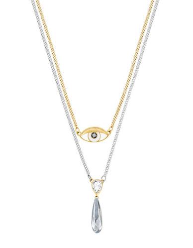 Gipsy Swarovski Crystal Layered Pendant Necklace