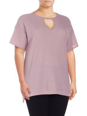 Calvin Klein Performance Plus Keyhole Tee