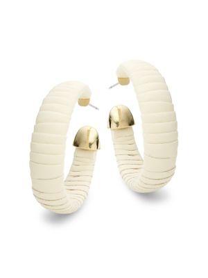 Design Lab Wrapped C-hoop Earrings