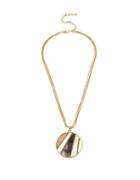 Kenneth Cole New York Geometric Disc Pendant Necklace
