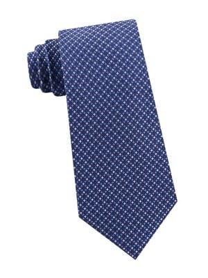 Michael Kors Square-print Silk Tie