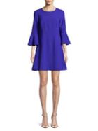Vince Camuto Bell-sleeve Shift Dress