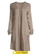 Joseph A Open Front Duster Cardigan