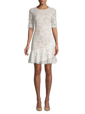 Vince Camuto Lace Fit-&-flare Dress