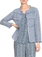 Nic+zoe Petite Atlas Frayed Jacket
