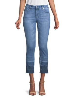 Ivanka Trump Double Release Cropped Jeans