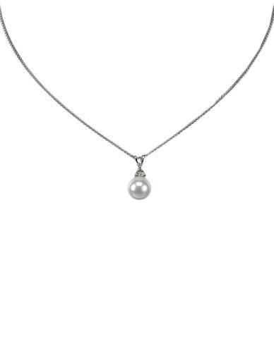 Lord & Taylor Pearl-drop Necklace