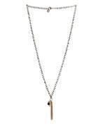 Bcbgeneration China Glass, Brass And Cubic Zirconia Long Necklace