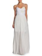 Dress The Population Summer Asha Lace Chiffon Maxi Dress