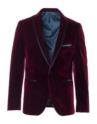 Paisley And Gray Designers Favorite Velvet Suit Jacket