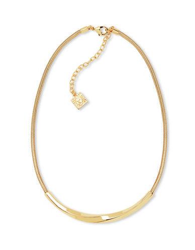 Anne Klein Twist Collar Goldtone Necklace