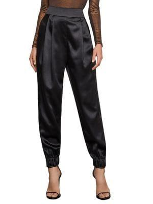 Bcbgmaxazria Satin Jogger Pants