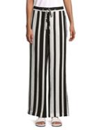 Jones New York Summer Striped Wide Leg Pants