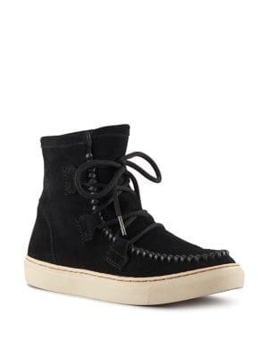 Cougar Fable Fabiola Waterproof Suede Moccasin Booties