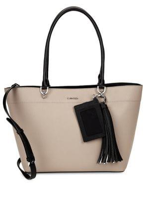 Calvin Klein Susan Small Leather Tote