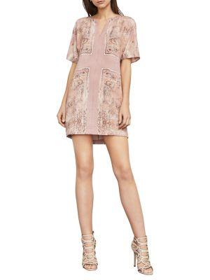Bcbgmaxazria Harlan Scarf-print Dress