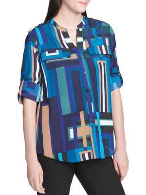 Calvin Klein Vicuna-print Top