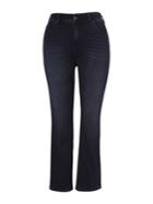 Melissa Mccarthy Seven7 Cotton-blend Whiskered Jeans