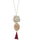 Design Lab Lord & Taylor Long Tassel Pendant Necklace