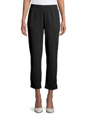 Jones New York Pull-on Ankle Slit Trousers