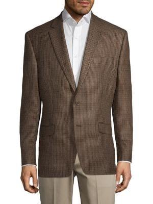 Lauren Ralph Lauren Houndstooth Wool-blend Sportcoat