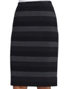 Tahari Arthur S. Levine Petite Striped Pencil Skirt