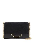 Louise Et Cie Towa Leather Convertible Chainlink Clutch